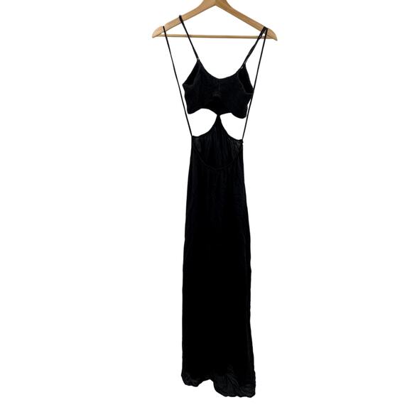 Indah Innocence Cutaway Maxi Dress Black - Picture 5 of 7